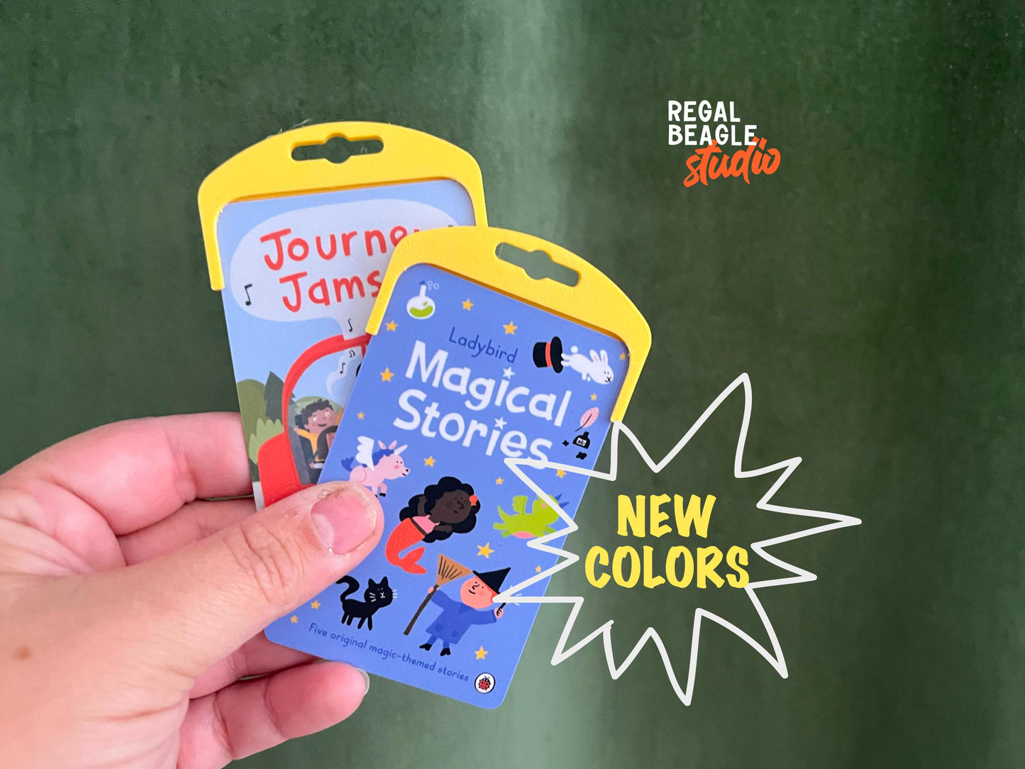Vertical Yoto Card Holder, Keyring Holder Bundle, Reusable Tabs V2 :-)