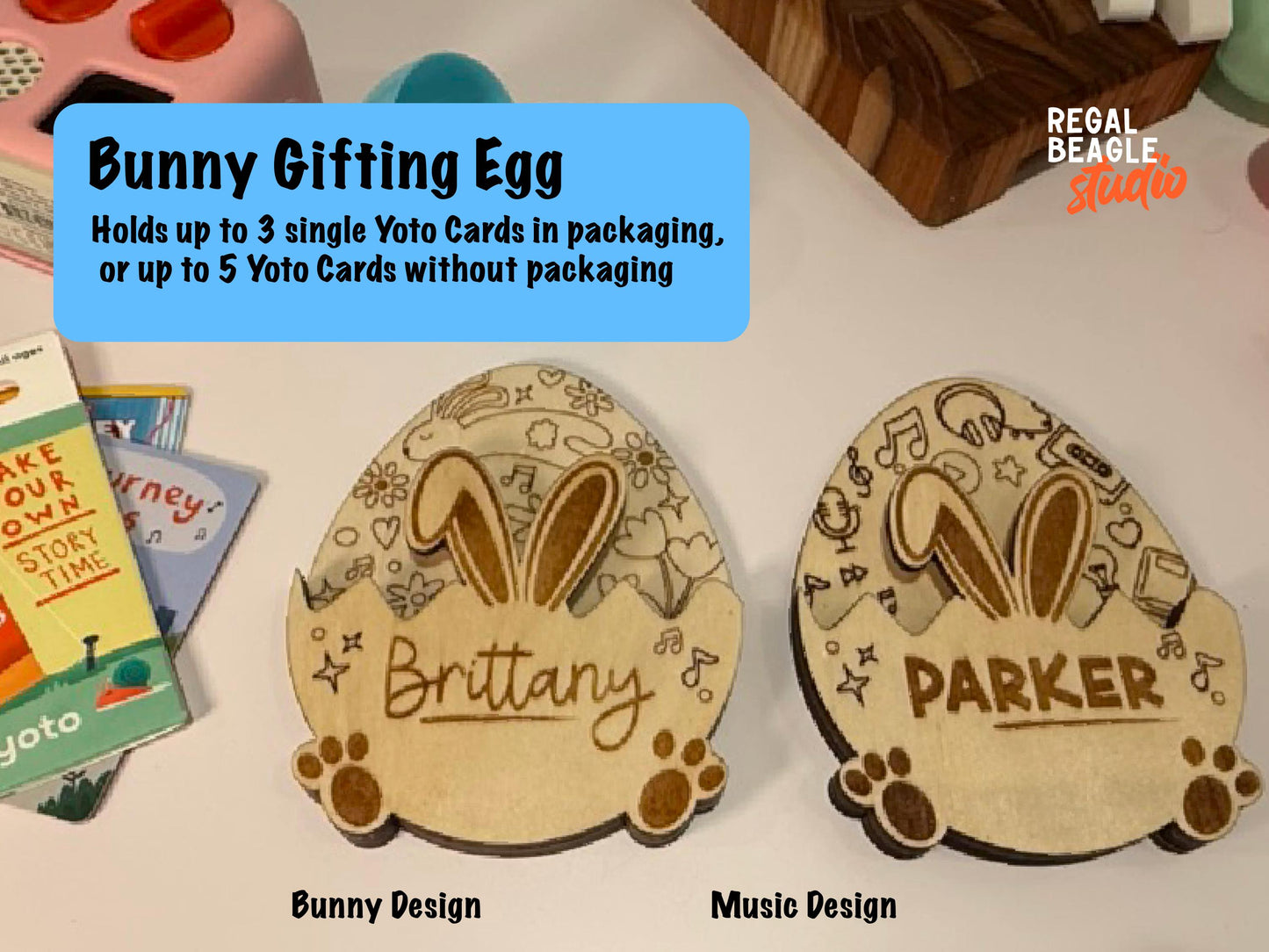 Easter Bunny Gifting for Yoto Lovers, MYO Card Gifting, Yoto Card Holder
