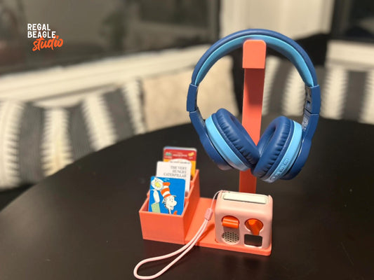 Mini Yoto Headphone Stand +  MYO Card Docking Stand, Yoto Organizer